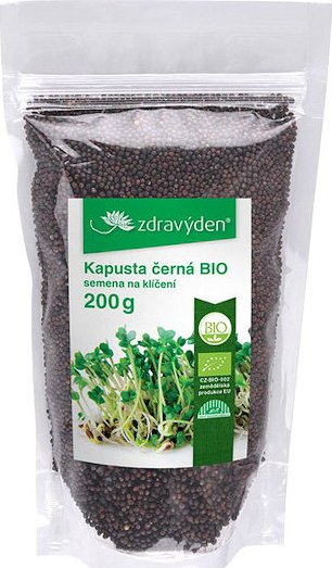 Recenze Zdravý den Kapusta černá BIO semena na klíčení 200 g - Zbozi.cz