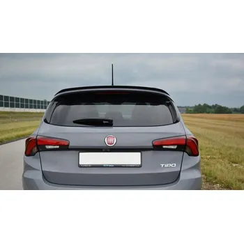 Auto-moto Prodloužení střešního spoileru Maxton Fiat Tipo S-Design 15- černý lesklý plast