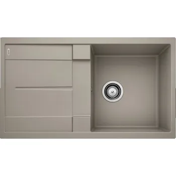 Granitový dřez Blanco Metra 5 S Granitový dřez s odkapem oboustranné provedení, 86x50cm, tartufo, 517349