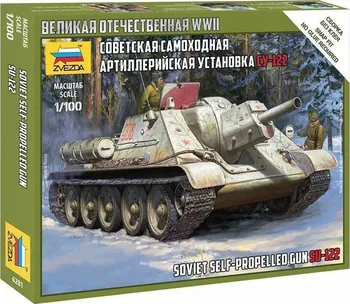 Plastikový model Zvezda SU-122 1:100