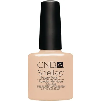 Lak na nehty CND SHELLAC - UV COLOR - POWDER MY NOSE 7,3ml
