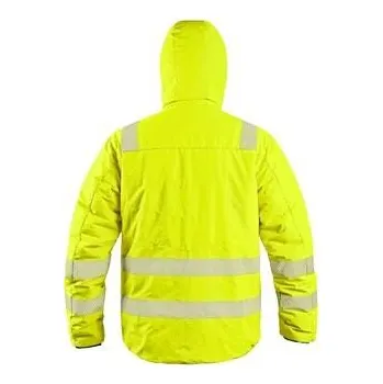 pracovní bunda Bunda CXS CHESTER, výstražná, oboustranná, pánská, žluto-modrá, vel. 3XL