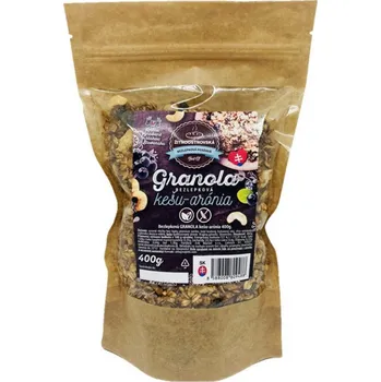 ŽITNOOSTROVSKÁ BEZLEPKOVÁ PEKÁREŇ Granola kešu-arónie 400 g