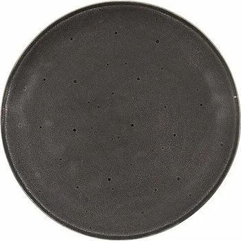 Talíř Dezertní talíř House Doctor Rustic Cake Plate Dark Grey
