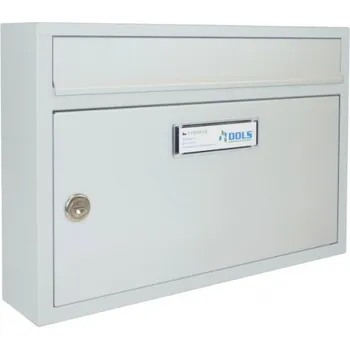 Poštovní schránka Poštovní schránka G-01 - na stěnu - lakovaná - RAL 7035 STR. - SVĚTLE ŠEDÁ