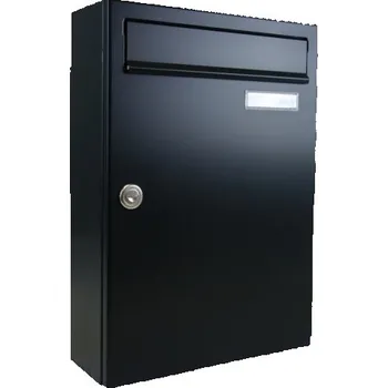 Poštovní schránka Poštovní schránka C-01 - pro zazdění s orámováním - lakovaná - RAL 9005 MAT. - ČERNÁ
