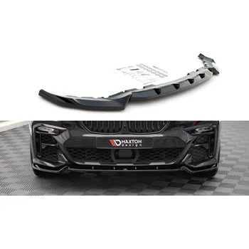 Nárazník Spojler pod nárazník lipa V.2 BMW X7 M G07 černý lesklý plast