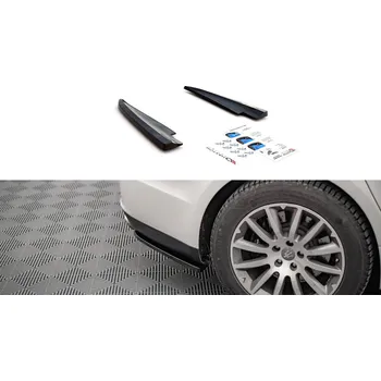 Tuning Splittery zadní boční Maserati Ghibli Mk3 černý lesklý plast