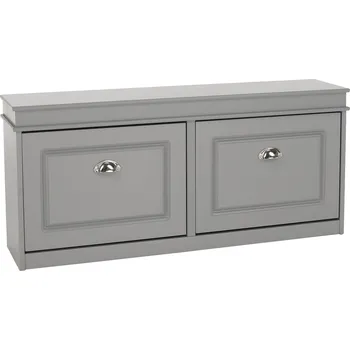 Botník Botník, 2-řadový, šedá, SEBER TYP 4