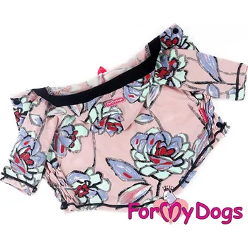 Obleček pro psa FOR MY DOGS Obleček pro psy i fenky – mikina FLOWERS Velikost: 12/S