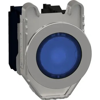 Stavebniny SCHN XB4FW36G5 Ovládač stiskací prosvětlený, zapuštěná montáž, Modrá, 120V AC, 1Z + 1V RP 1,5kč/ks