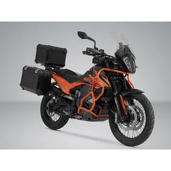Zavazadlo na motocykl SW Motech Adventure sada oranžových padacích rámů a krytů KTM 790 Adv / R 19-, 890 Adv / R 20-