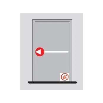 Dveřní kování Dormakaba Panikové kování Dorma 1-bod PP