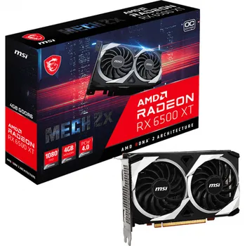 Grafická karta MSI Radeon RX 6500 XT MECH 2X 4G OC 4 GB