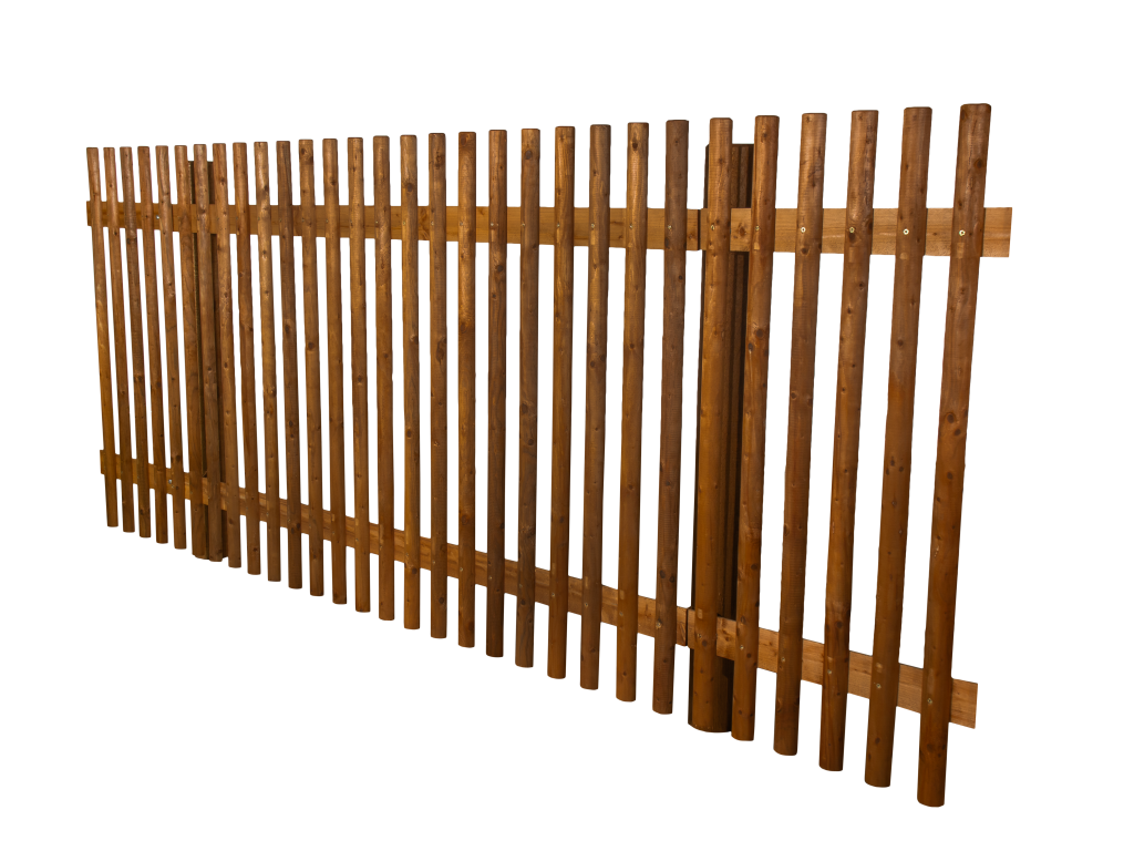 DŘEVĚNÝ PLOT - typ KLASIK - v. 120 cm