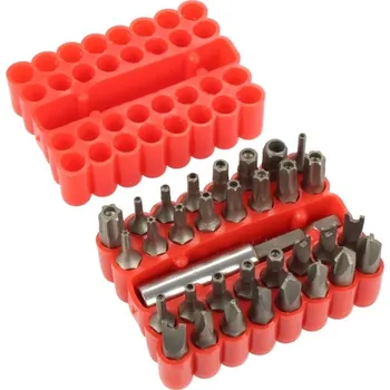 Dílna Condor bity 1/4", PL - PH - PZ - Inbus - Torx - speciální, sada 33 dílů - 100-00492