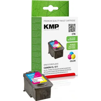 KMP C78 - Canon CL-511 - barevná inkoustová náplň KMP
