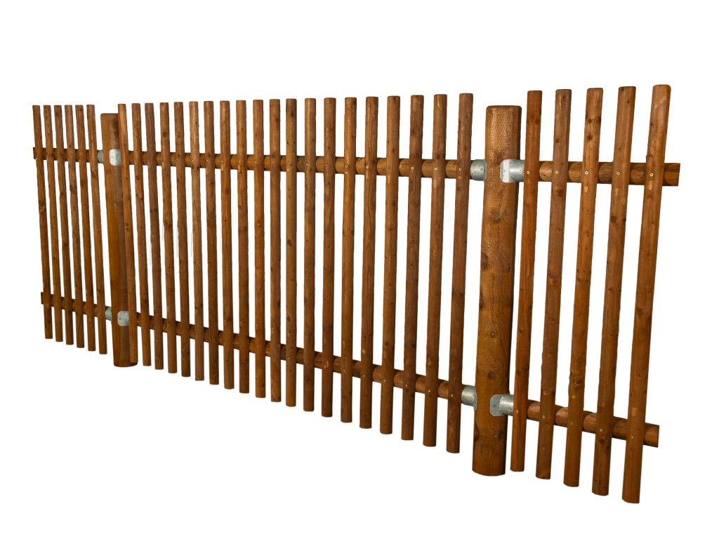 DŘEVĚNÝ PLOT - typ PREMIUM - v. 150 cm