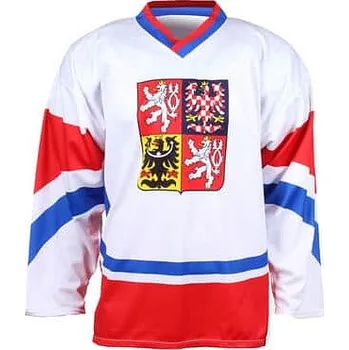 Hokejový dres Merco Replika ČR 2011 hokejový dres bílá Velikost oblečení: XXL