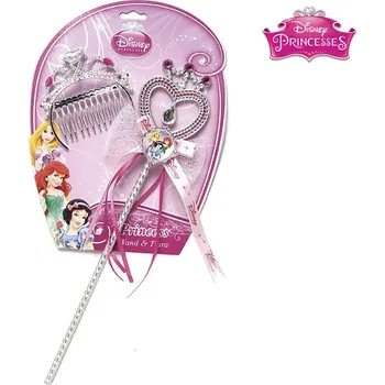 Karnevalový doplněk Disney Princezna Disney princezny Čelenka a hůlka pro princezny (1605)