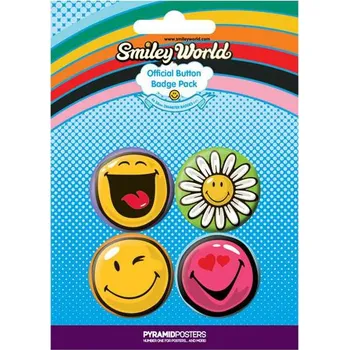 Placka set - Smiley 2 - 4x38mm