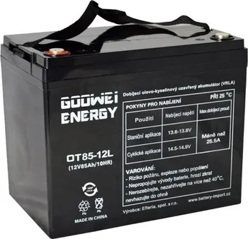 Trakční baterie Goowei Energy OTL85-12 12V 85Ah 500A