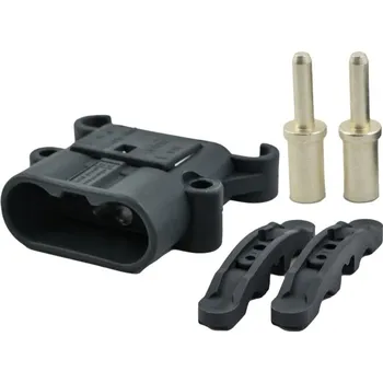 Elektrický konektor Konektor Rema Euro DIN 80A, 95199-00, průřez kabelu 25mm2, nabíječ/zástrčka (Konektor Rema - Euro 80A - PŘÍSTROJOVÝ)