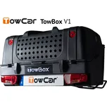 Přepravní box na tažné zařízení TowBox V1 pro psy, černý