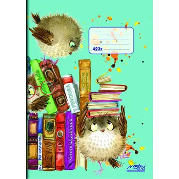 Sešit Notes Sešit A4 423 20 listů linkovaný mix motivů