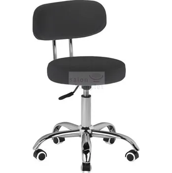 Jídelní židle Židle kosmetická 007 s opěradlem černá