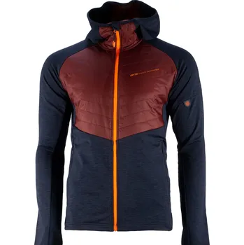 Pánská mikina Pánská prošívaná hybribní mikina GTS 402412M bordo Size: XXL