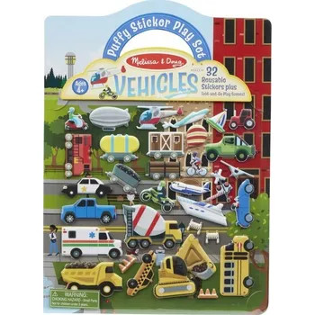samolepka Samolepky - Deluxe sešit, Dopravní prostředky, 32ks (M&amp;D)