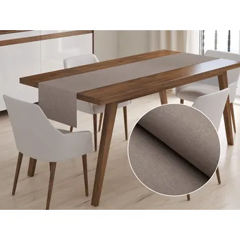 ubrus Dekorační běhoun na stůl BKW-204 Šedohnědé žíhání 20x120 cm