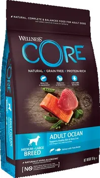 Krmivo pro psa Wellness Core Ocean Salmon with Tuna Recipe 10 kg