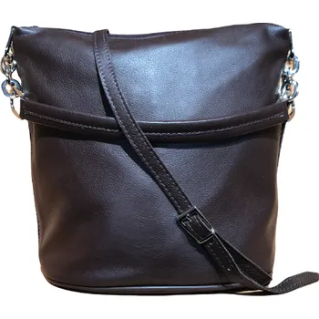 Kabelka Facebag dámská kožená kabelka hnědá