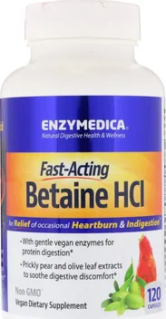 Přírodní produkt Enzymedica Betaine HCL 600 mg 120 cps.