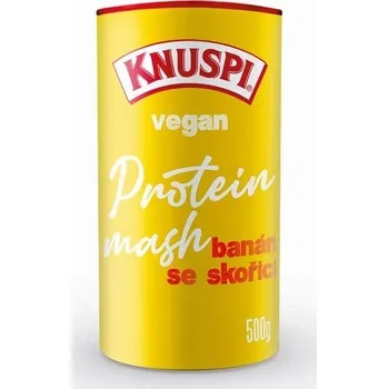 Fitness strava Knuspi Vegan Protein Mash 500 g banán/skořice