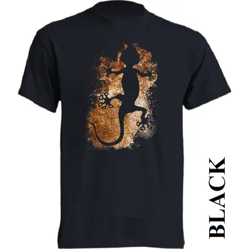 Chlapecké tričko detske-levne-bavlnene-tricko-potisk-stin-jesterky Barva: Black -černá, velikost: 104