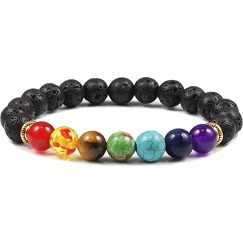 Náramek Náramek z kamenů Rainbow Černá