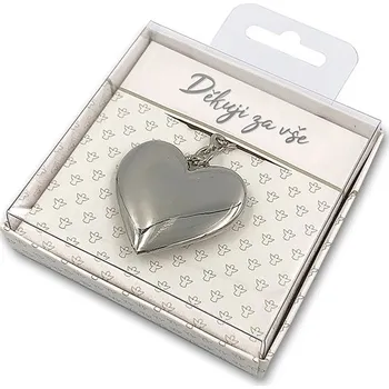 Nekupto Dárková klíčenka - Srdce - Děkuji za vše