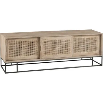 Komoda TV dřevěná komoda s dvířky Woven - 150*40*50cm