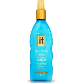 Bezoplachový kondicionér pro regeneraci It Haircare 12-in-One Leave in Treatment Keratin - 300 ml (03116) + dárek zdarma