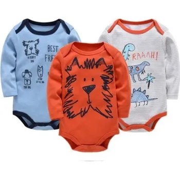 Kojenecké body - chlapecké mix (3 ks) Varianta: Kombinace 5, Věk: 9-12 měsíců