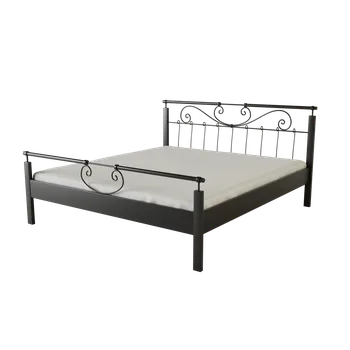 Postel Kovová postel VERDE Povrchová úprava: bílá, Rozměr: 80 x 200 cm