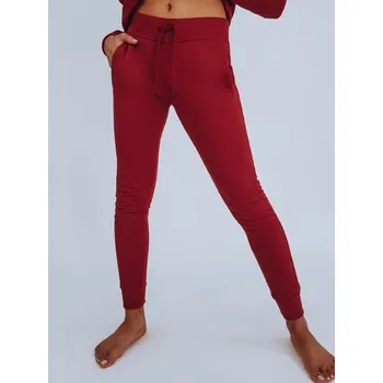 Dámské tepláky FITS vínové Dstreet UY0206 S