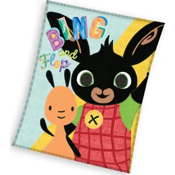 Carbotex Dětská deka fleece 110 x 140 cm, Zajíček Bing a Flop 