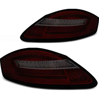 Zadní světlomet TUNING-TEC Zadní světla Porsche Boxter 987/ Cayman 05-08 červené/kouřové LED SEQ