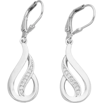 Náušnice Bealio BEALIO Stříbrné náušnice VISACÍ 03-09153-0030