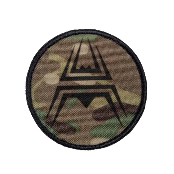 ANAREUS ANAREUS kulatý patch SPIDER na suchý zip - Multicam