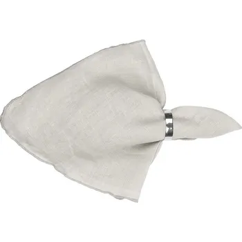 Papírový ubrousek Ubrousek 45x45 cm Broste GRACIE - béžovošedý béžovošedá